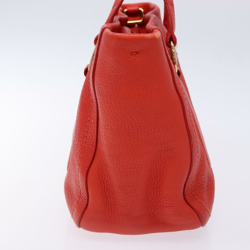 【日本直送】Salvatore Ferragamo Vala 手提包 皮革 紅色 金色 正品 133749-2