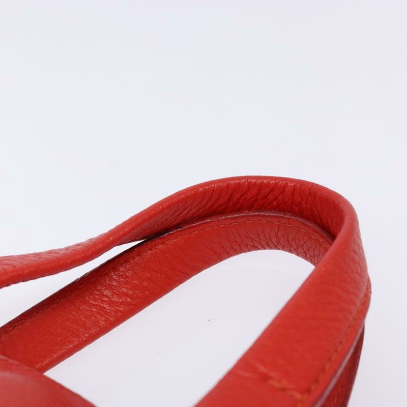 【日本直送】Salvatore Ferragamo Vala 手提包 皮革 紅色 金色 正品 133749-7