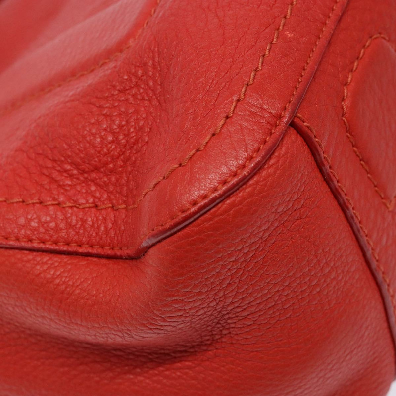 【日本直送】Salvatore Ferragamo Vala 手提包 皮革 紅色 金色 正品 133749-13