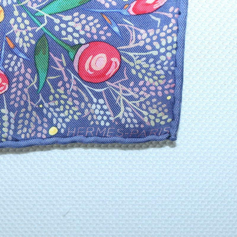 【日本直送】HERMES Carre 40 圍巾「馬」絲綢海軍藍正品 133741-6