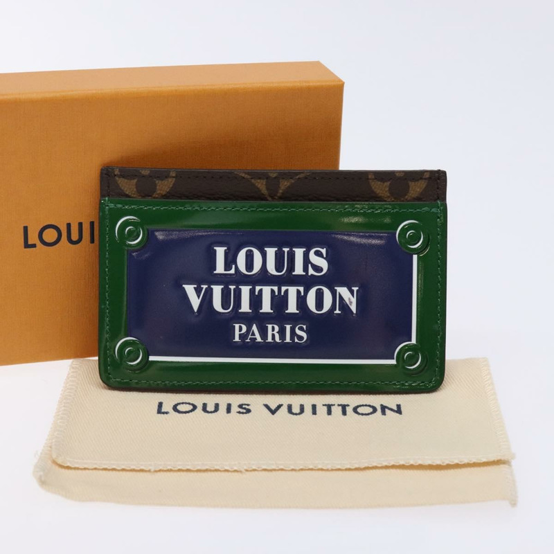 【日本直送】路易威登 Monogram Porte Cartes 簡約卡包海軍藍 M82693 LV 正品 133671M-11
