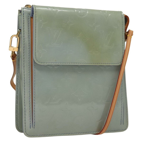 路易威登 Monogram Vernis 座右銘手袋 Lavande M91224 LV 正品 134548