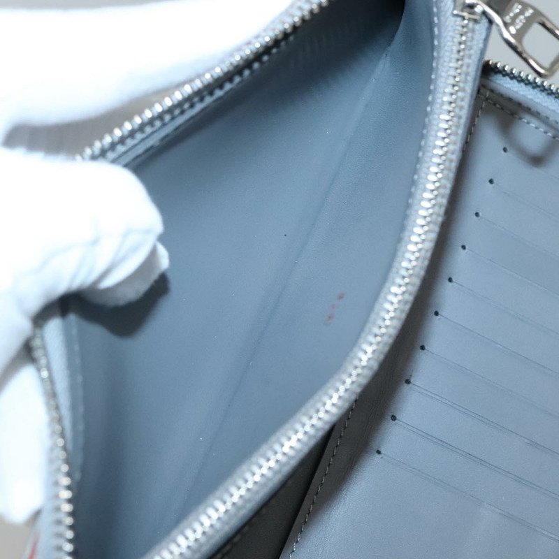 【日本直送】路易威登 Monogram 鏡面 Zippy 錢包垂直銀色 M80808 LV 授權 133674-9