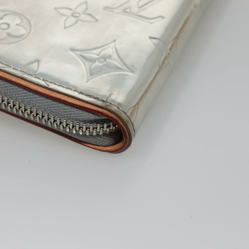 【日本直送】路易威登 Monogram 鏡面 Zippy 錢包垂直銀色 M80808 LV 授權 133674-14