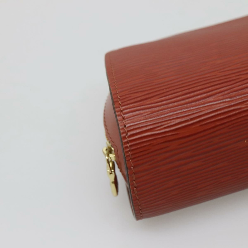 【日本直送】路易威登 Epi Dauphine PM 手拿包 棕色 M48443 LV Auth 134586-13