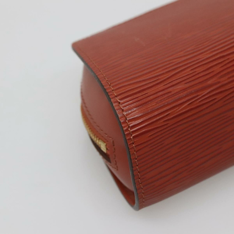 【日本直送】路易威登 Epi Dauphine PM 手拿包 棕色 M48443 LV Auth 134586-15