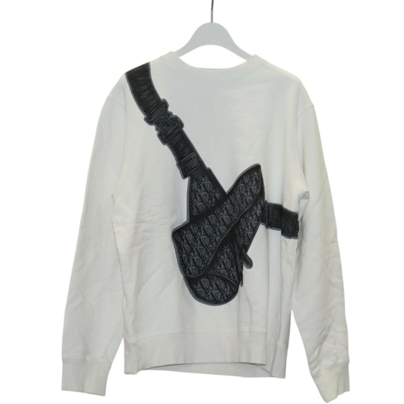 【日本直送】Christian Dior Trotter 馬鞍訓練鞋 純棉 白色 正品 128882M-0