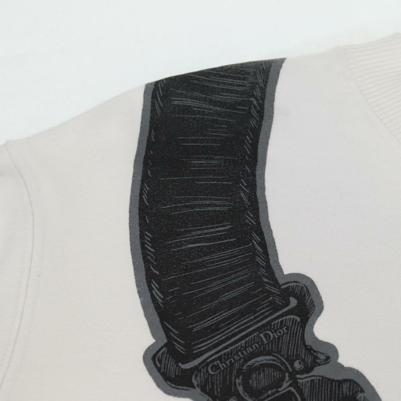 【日本直送】Christian Dior Trotter 馬鞍訓練鞋 純棉 白色 正品 128882M-2