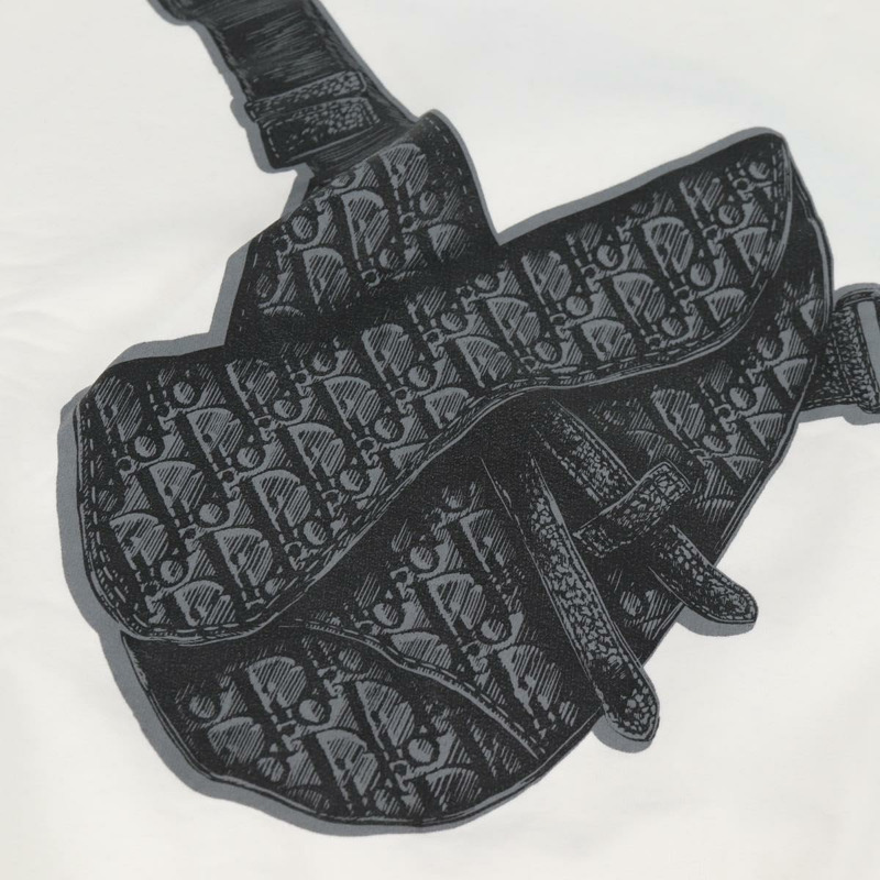 【日本直送】Christian Dior Trotter 馬鞍訓練鞋 純棉 白色 正品 128882M-3