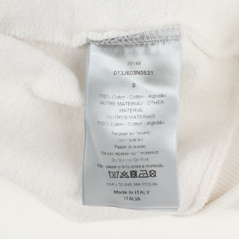 【日本直送】Christian Dior Trotter 馬鞍訓練鞋 純棉 白色 正品 128882M-9