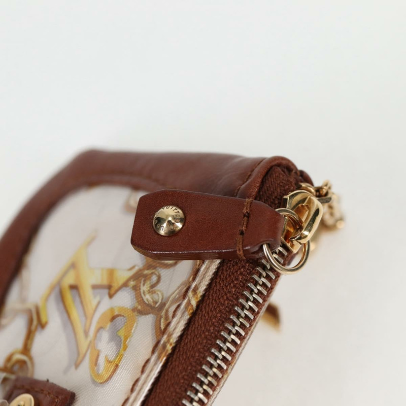 【日本直送】路易威登 Monogram Charm Pochette Cles 零錢包 白色 M95164 正品 133676V-8