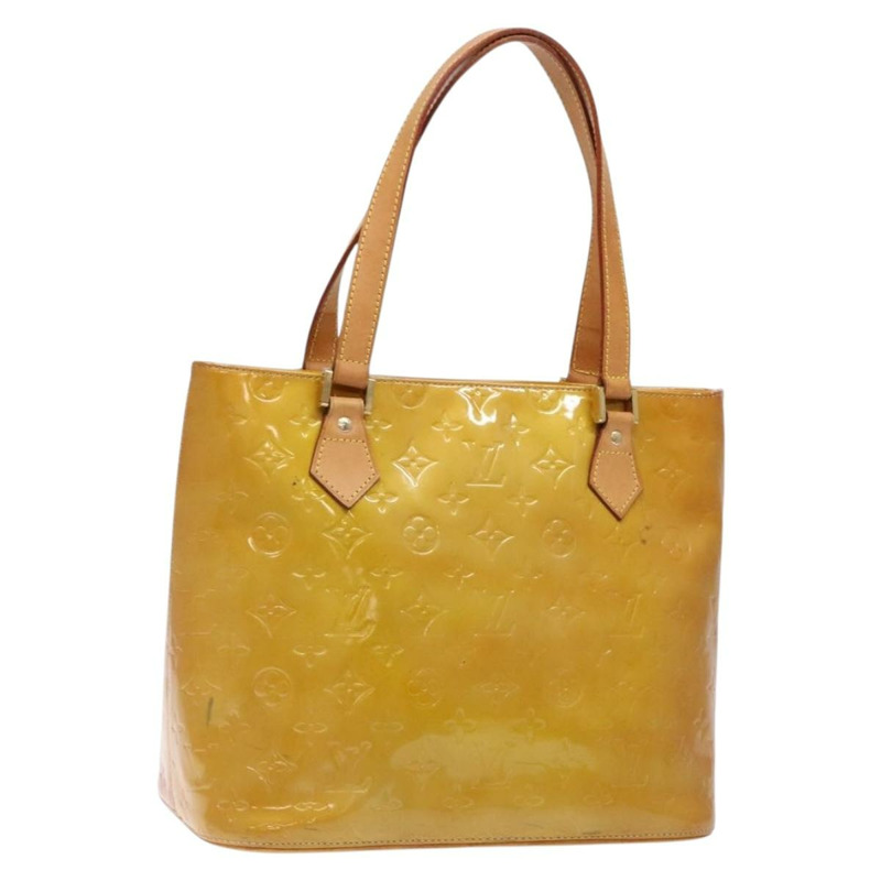 【日本直送】路易威登 Monogram Vernis Houston 手提包米色 M91004 LV 授權 133943-0