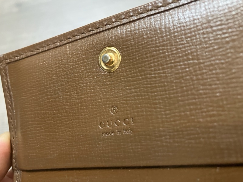 （售出）GUCCI 621887 Horsebit 1955 馬銜扣 對開 短夾 皮夾 錢包 零錢包 原花 提花 老花-22