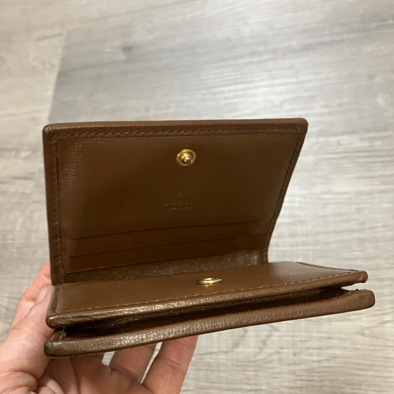 （售出）GUCCI 621887 Horsebit 1955 馬銜扣 對開 短夾 皮夾 錢包 零錢包 原花 提花 老花-29