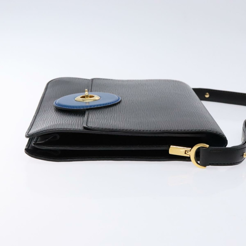 【日本直送】路易威登 Epi 雙色 Free Run 單肩包 黑色 藍色 M52415 LV 正品 134034-2