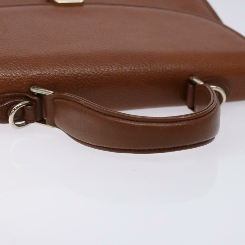 【日本直送】Burberry 手提包 皮革 棕金色 正品 133999-6