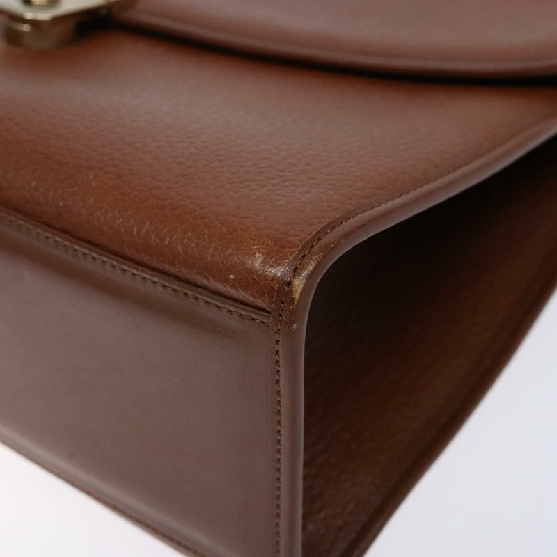 【日本直送】Burberry 手提包 皮革 棕金色 正品 133999-8