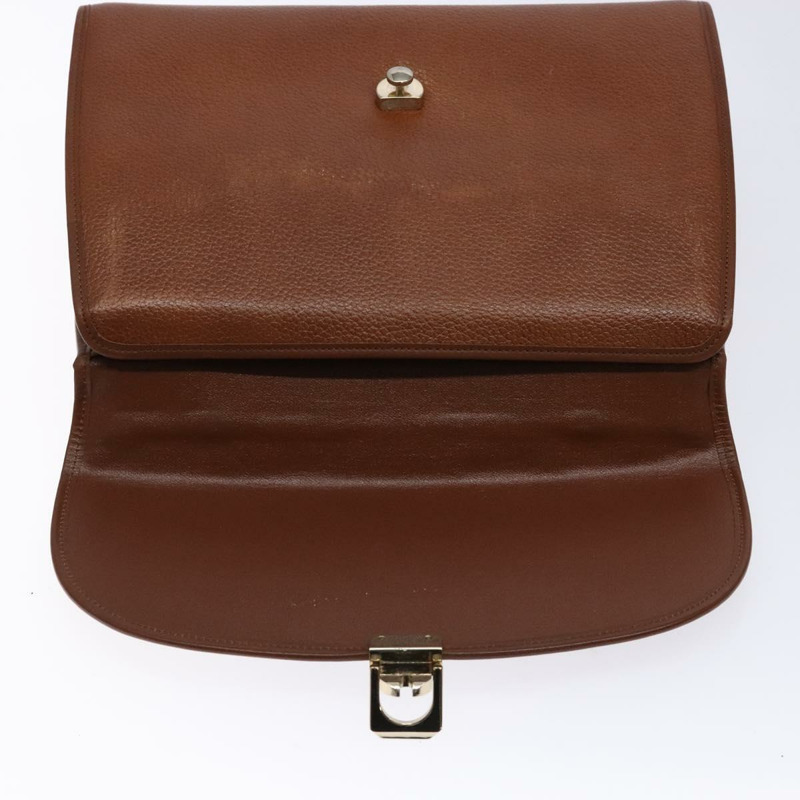 【日本直送】Burberry 手提包 皮革 棕金色 正品 133999-9
