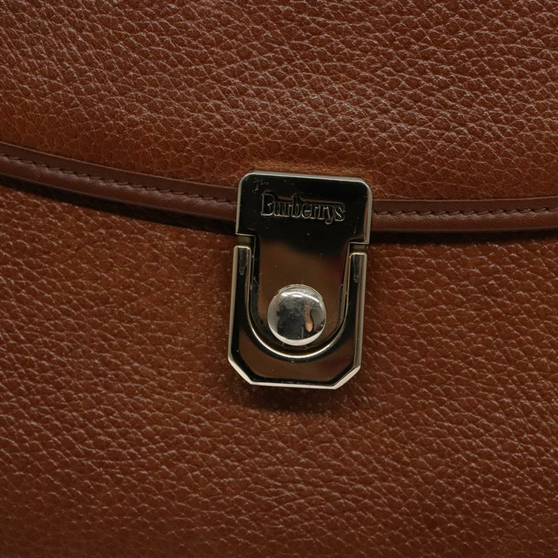 【日本直送】Burberry 手提包 皮革 棕金色 正品 133999-16