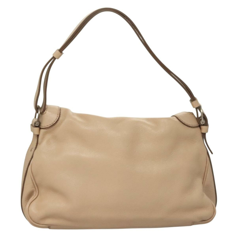 【日本直送】CELINE 肩背包 皮革 米色 正品 133967-1