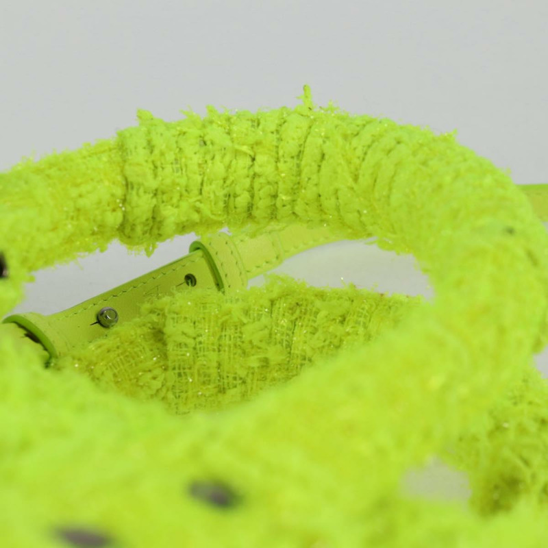 【日本直送】BALENCIAGA Bistro XXS 手提包 羊毛 2 用 黃銀色 正品 135947M-13