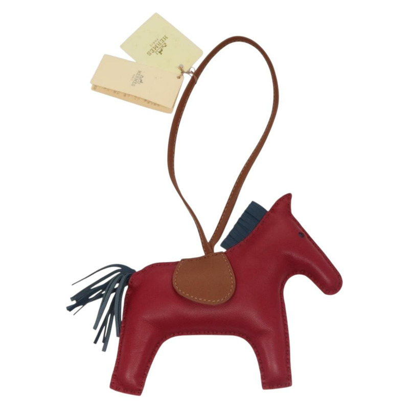 【日本直送】愛馬仕 Rodeo MM 包飾 皮革 酒紅色 正品 135936-2