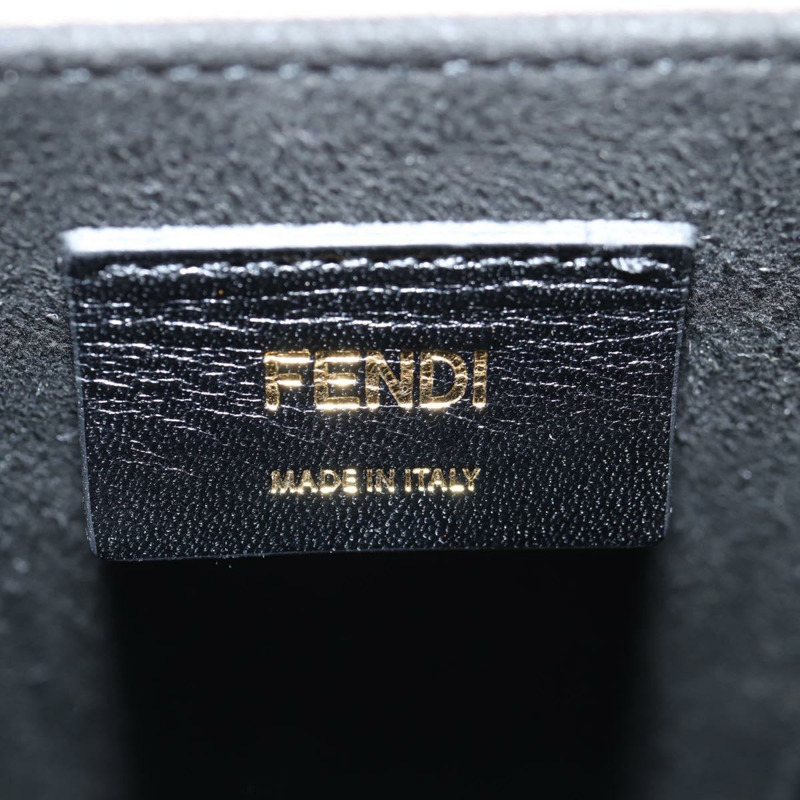 【日本直送】FENDI box 肩背包 皮革 粉紅金色 正品 134203M-18