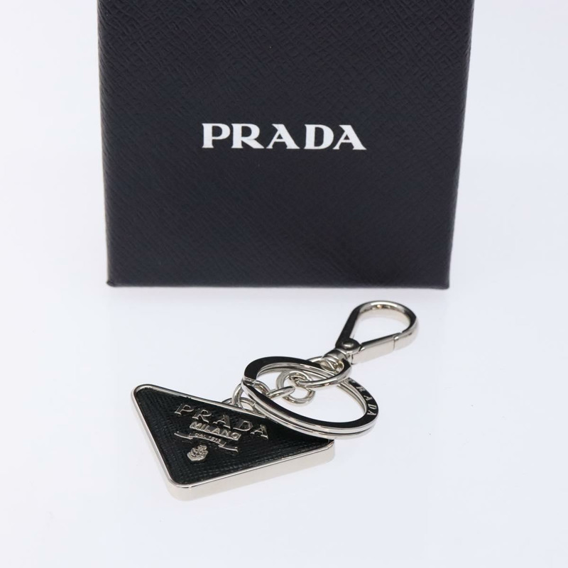 【日本直送】PRADA 鑰匙圈飾金屬銀色正品 134252V-9