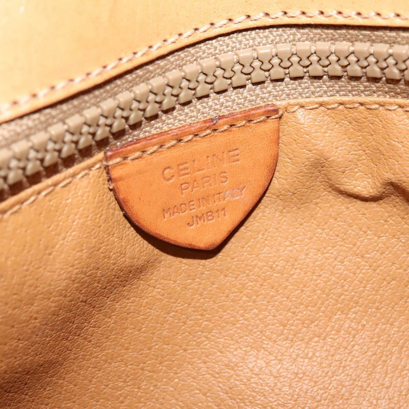 【日本直送】CELINE Macadam帆布肩背包 PVC棕色金色 正品 136046-11