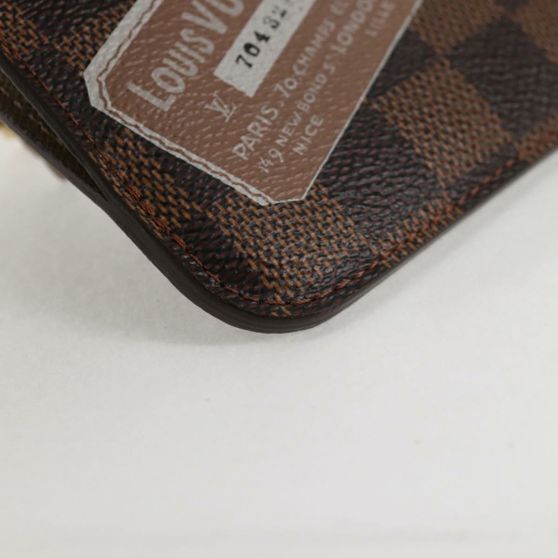 【日本直送】路易威登 Damier Ebene Pochette Cree 零錢包 N63086 LV 正品 135756V-13