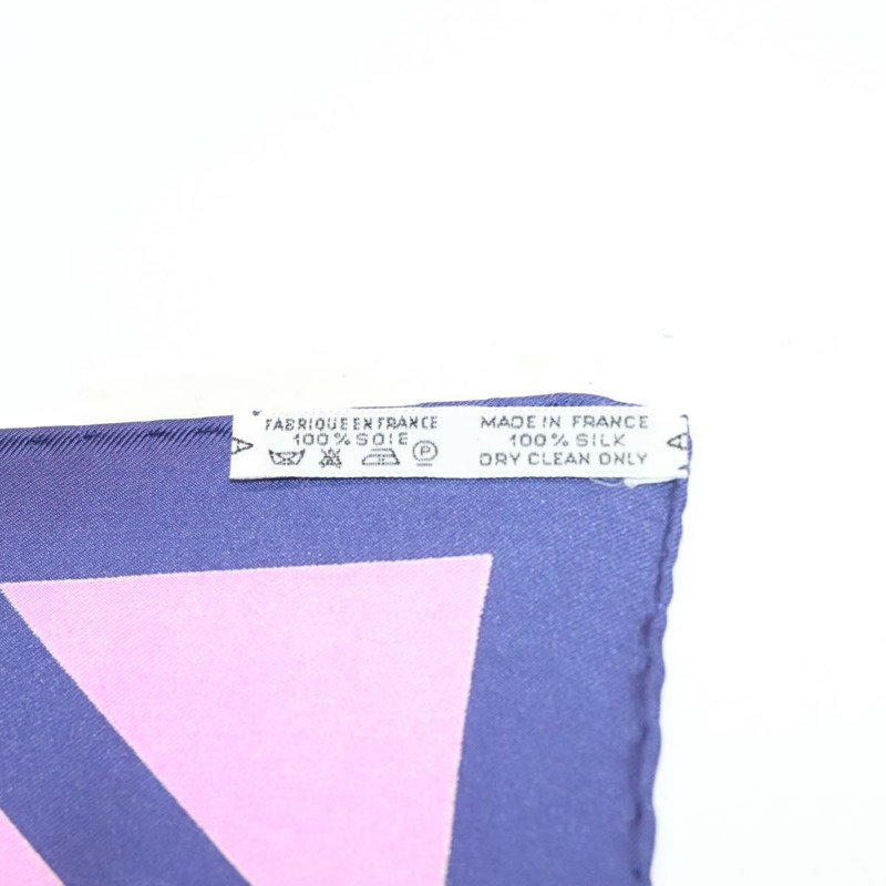 【日本直送】HERMES Carre 90 圍巾「REFALES」絲綢藍色正品 133212-13