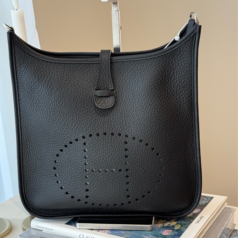 HERMES evelyne 29 黑銀-0