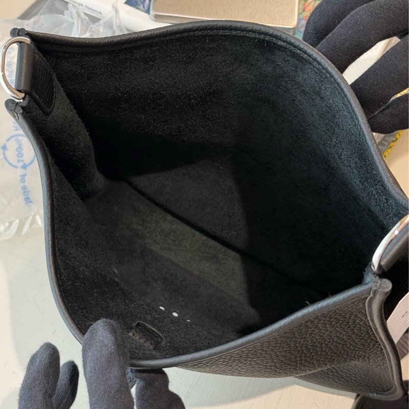 HERMES evelyne 29 黑銀-5