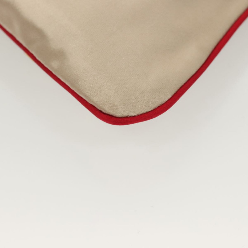 【日本直送】PRADA 手提包 緞面 米色 正品 136267-13