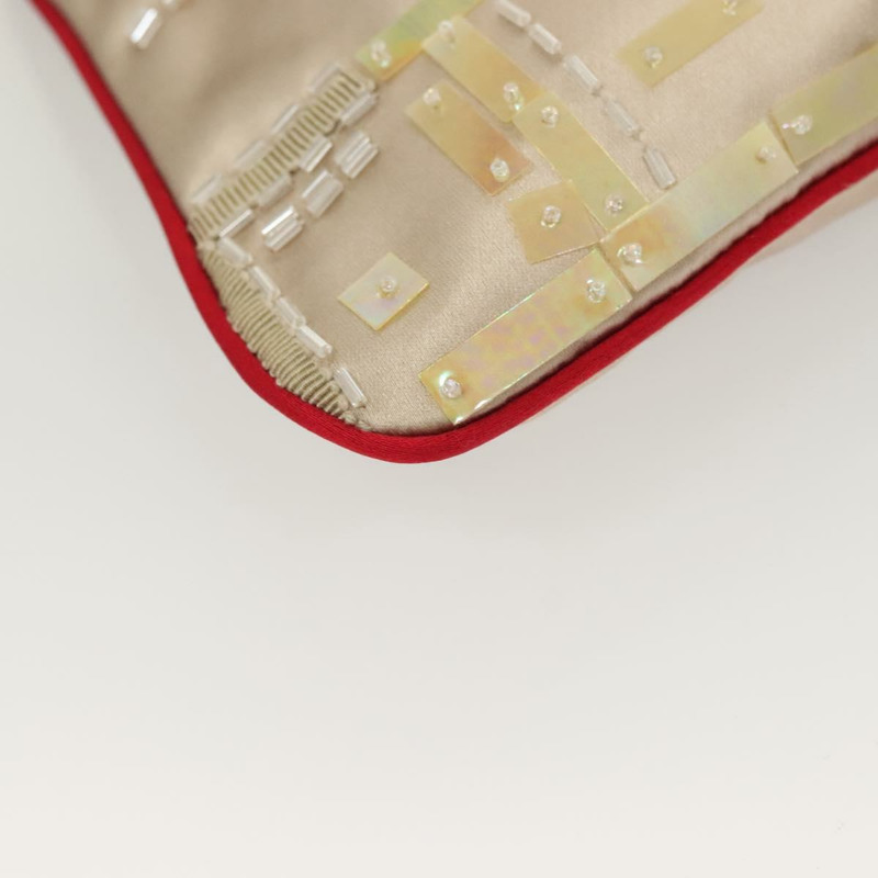 【日本直送】PRADA 手提包 緞面 米色 正品 136267-14