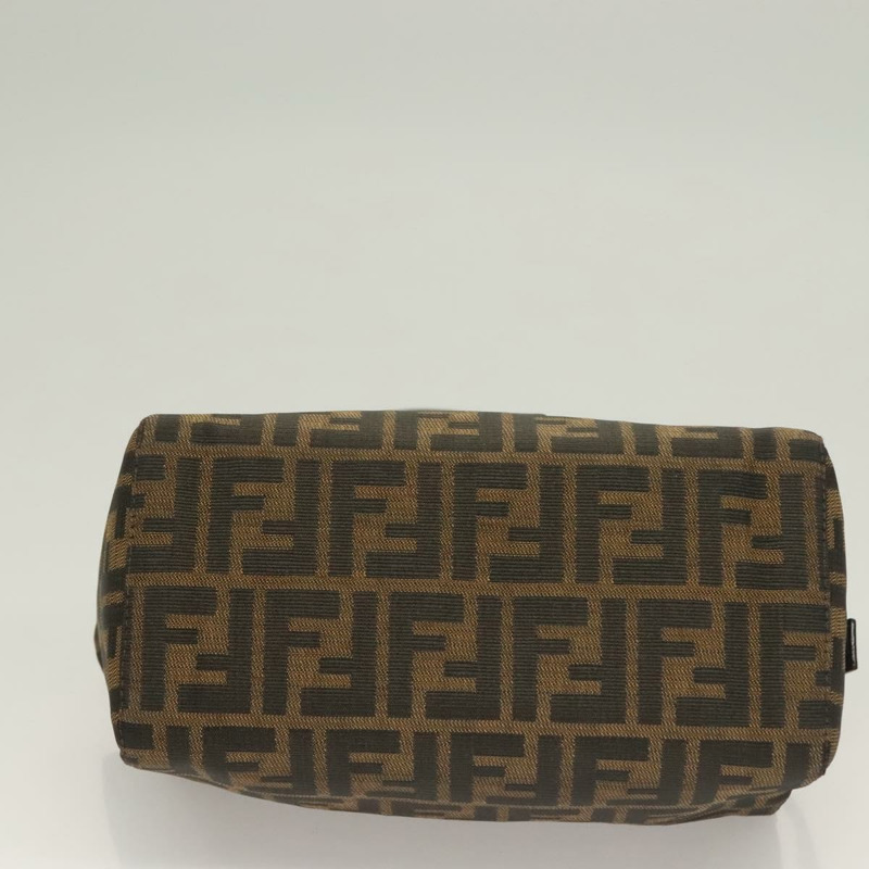 【日本直送】FENDI Zucca帆布Mamma Baguette手袋 棕色 黑色 正品 136113-4