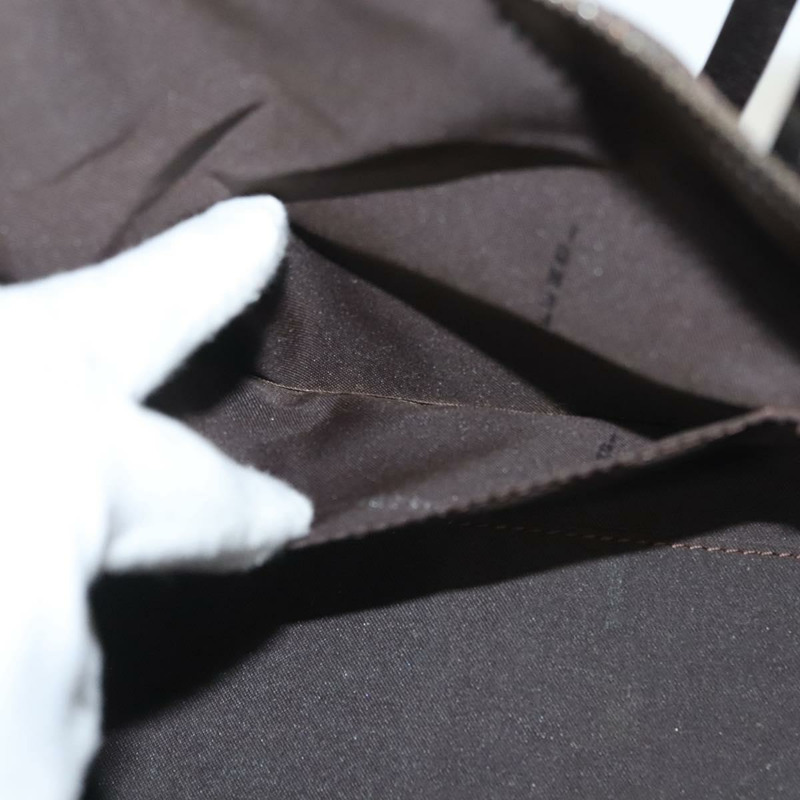 【日本直送】FENDI Zucca帆布Mamma Baguette手袋 棕色 黑色 正品 136113-21