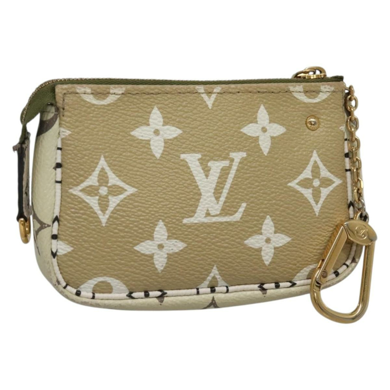 【日本直送】路易威登 Monogram Giant Mini Pochette 手拿包 象牙色 M67579 正品 136302-0