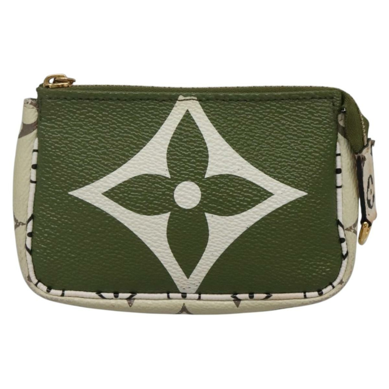【日本直送】路易威登 Monogram Giant Mini Pochette 手拿包 象牙色 M67579 正品 136302-1