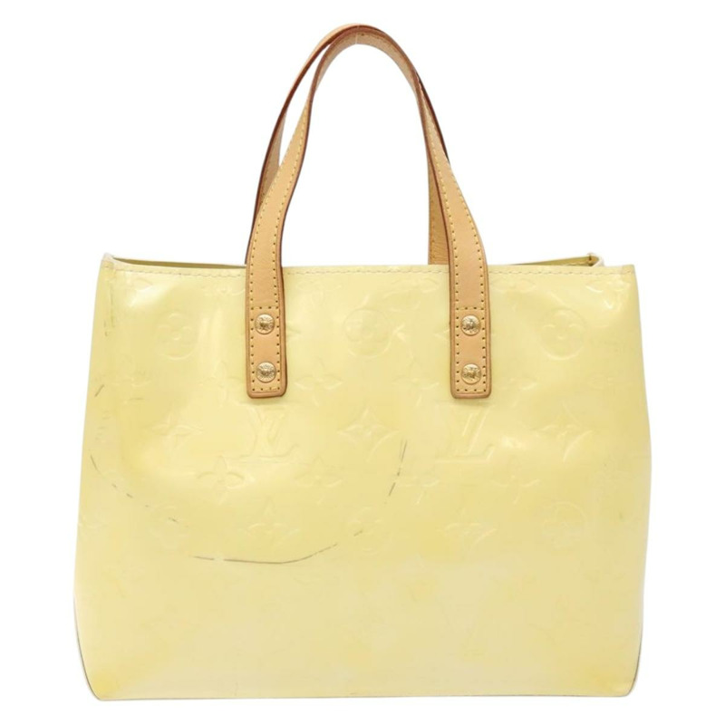 【日本直送】路易威登 Monogram Vernis Reade PM 手提包 Perle M91336 LV 授權 136003-1
