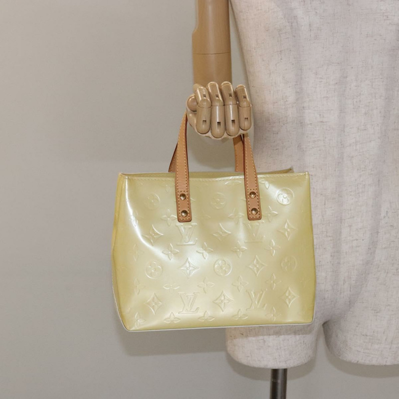【日本直送】路易威登 Monogram Vernis Reade PM 手提包 Perle M91336 LV 授權 136003-21