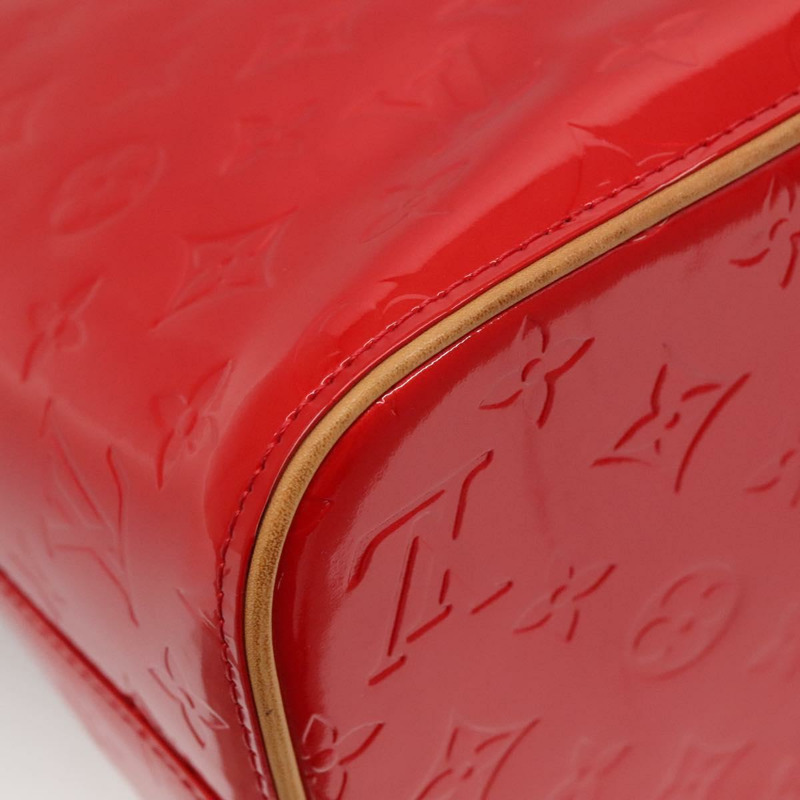 【日本直送】路易威登 Monogram Vernis Houston 手提包 紅色 M91092 LV 授權 136884-9