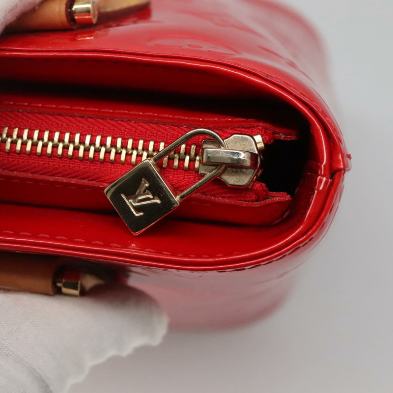 【日本直送】路易威登 Monogram Vernis Houston 手提包 紅色 M91092 LV 授權 136884-16