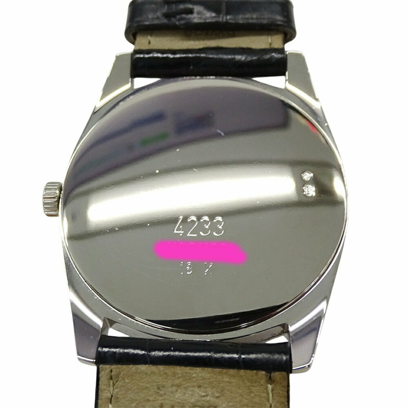 Rolex Cellini Danaos 4233/9 K 系列男士手錶,手動上鍊,750 白金,皮革飾面,拋光-7
