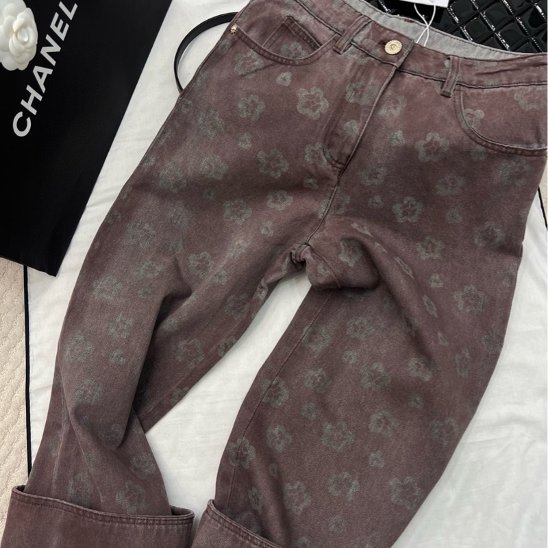 Chanel香奈兒25A高級手工坊牛仔褲-5