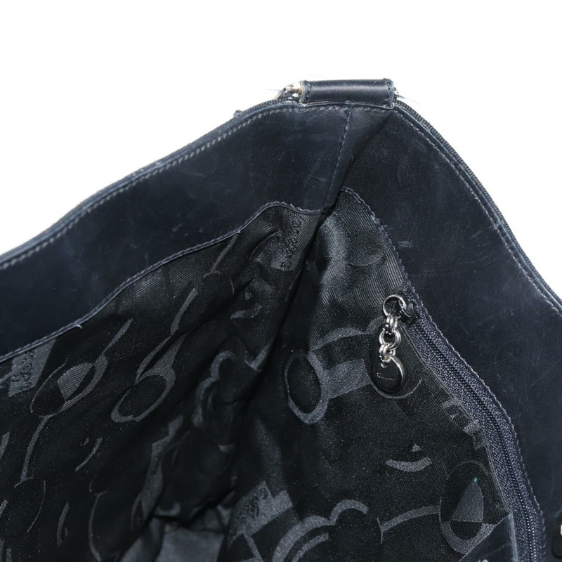 【日本直送】Salvatore Ferragamo Vala 單肩包帆布黑銀色正品 bs27291-17