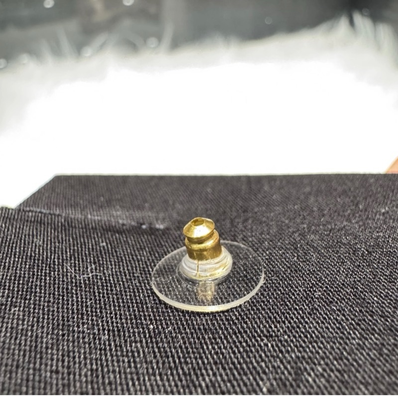 Chanel / 香奈兒 𝟐𝟒B耳環新款 愛心水晶鑽 淺金色 雙C耳環-13