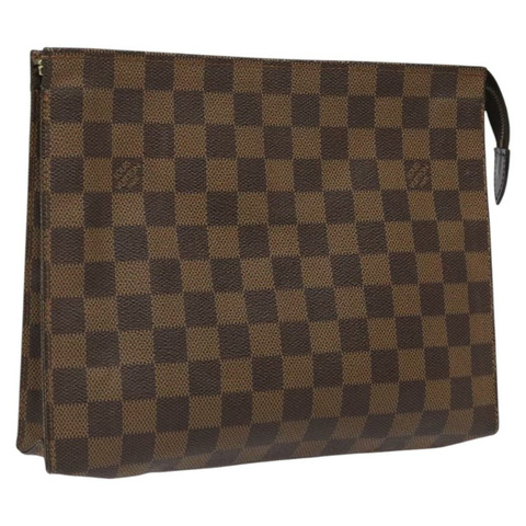 路易威登 Damier Ebene Poche 香水 26 袋 N47543 LV 正品 EC1022