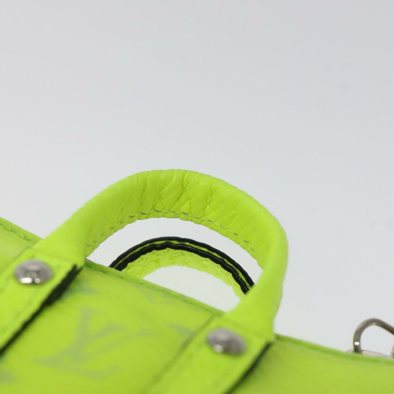 【日本直送】路易威登 Taigalama Porte Cles 迷你 Keepall 吊飾 黃色 M01048 正品 MX390-7