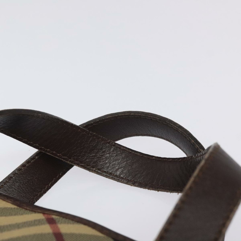 【日本直送】BURBERRY Nova 格紋手提包 PVC 米色 正品 BA2958-7